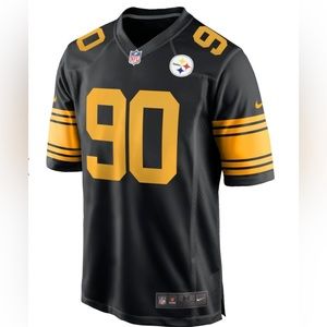 #90 TJ Watt Pittsburg Steelers Throwback Jersey